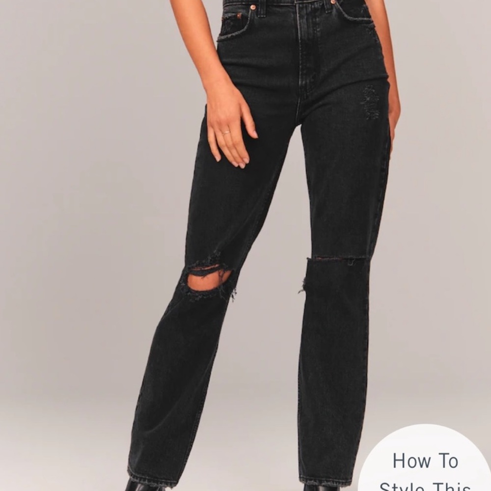 The 90s Straight Ultra High Rise Straight Denim Jeans